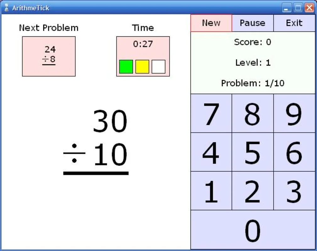 ArithmeTick for Windows - A Fun Math Game for Kids