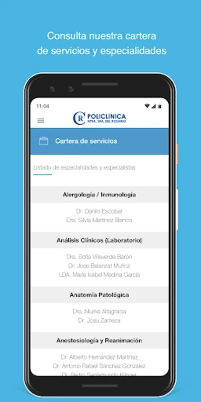 Grupo Policlínica for Android - Simplify Healthcare