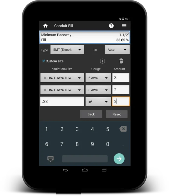 Mobile Electrician for Android - Simplify Electrical Calculations