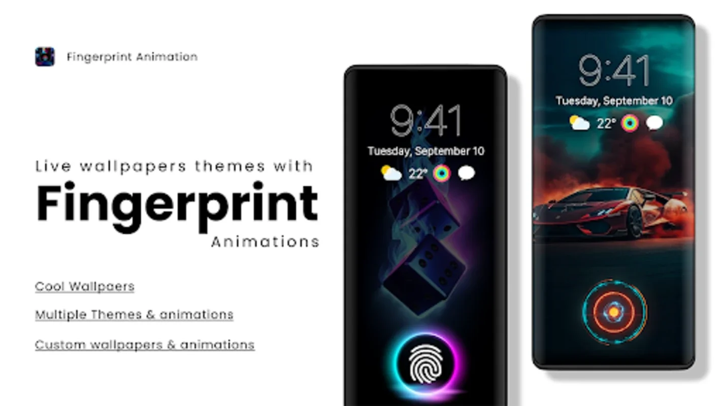 Fingerprint Live Animation App for Android - Unlock with Style