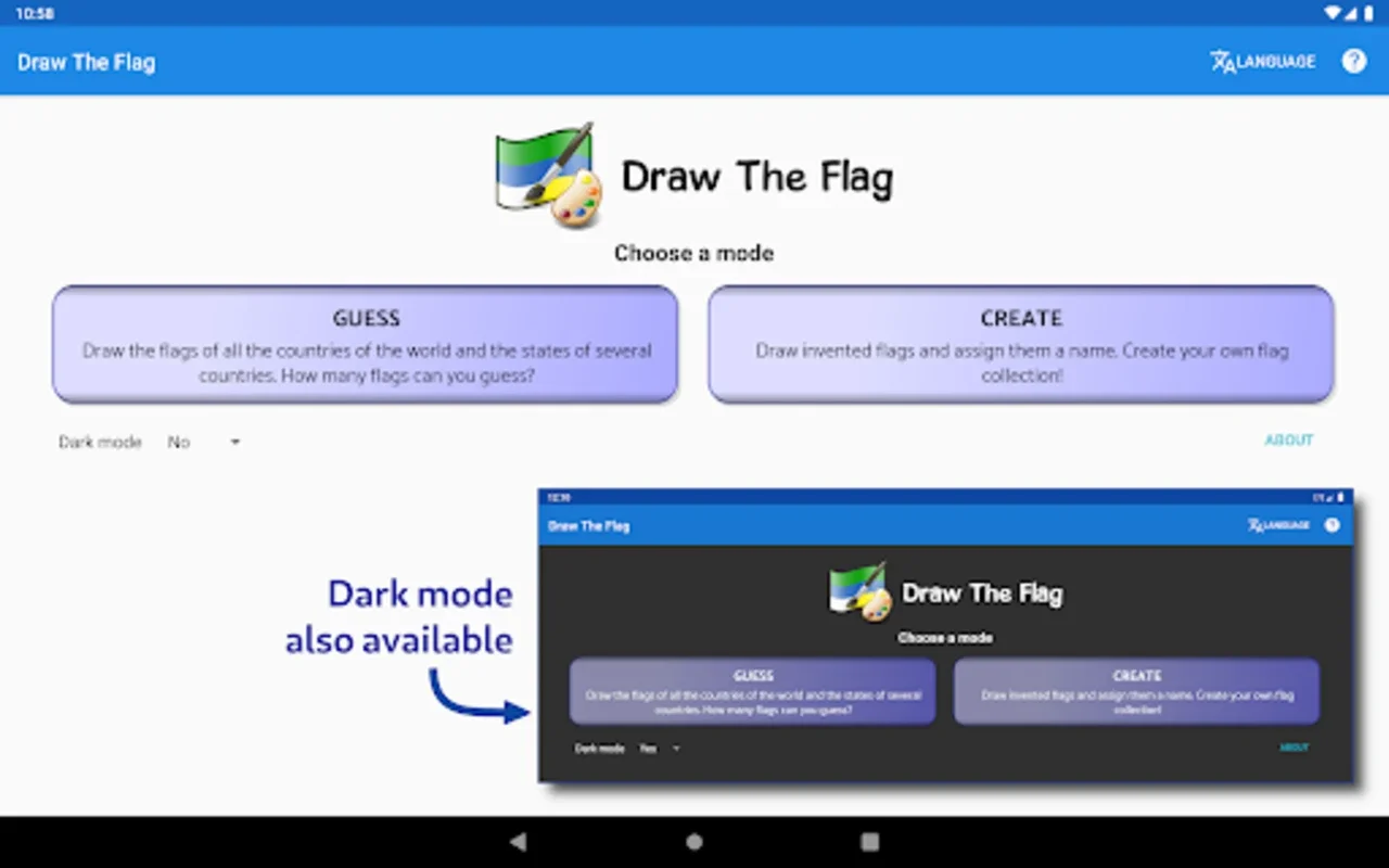 Draw The Flag for Android - Flag Quiz and Design