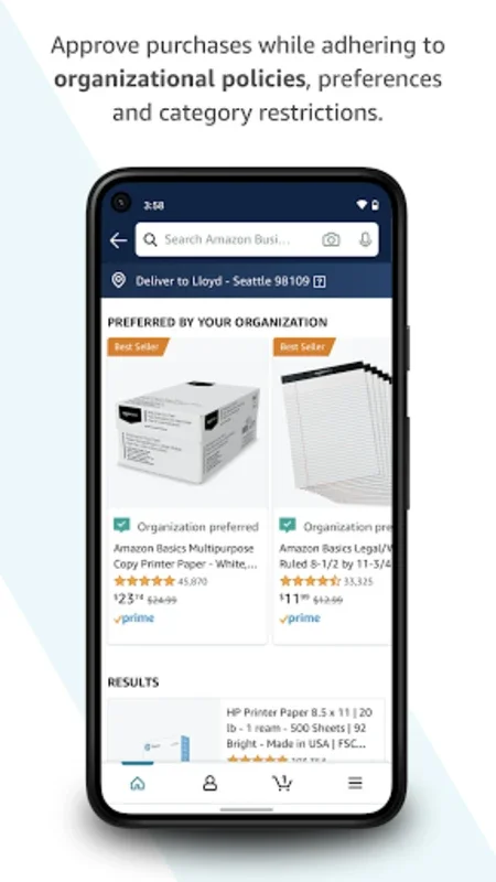 Amazon Business for Android - Manage Business Shopping Easily