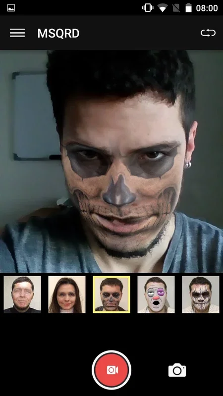 MSQRD for Android: Real-time Face Modification App