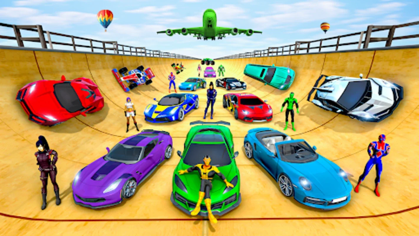 Superhero Car Stunt - Car Games for Android: Extreme Stunts Await