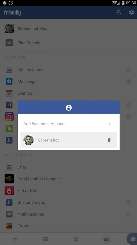 Friendly for Facebook for Android - Manage Your Account Easily