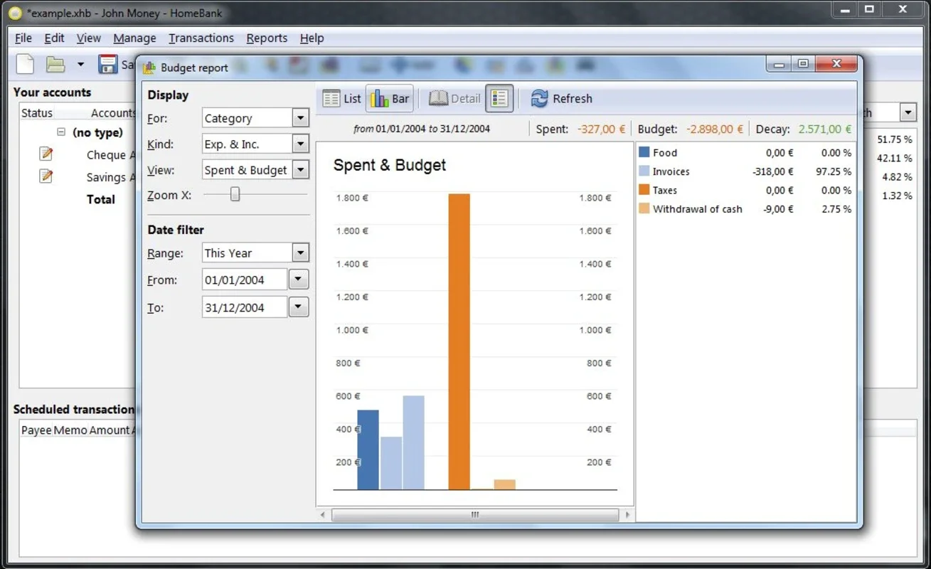 HomeBank for Windows - Manage Your Personal Budget