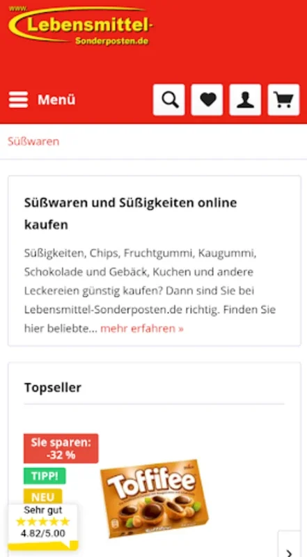 Lebensmittel-Sonderposten.de for Android - Download the APK from AppHuts