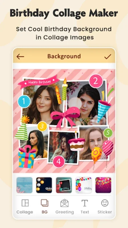 Birthday Photo Collage for Android - Download the APK from AppHuts