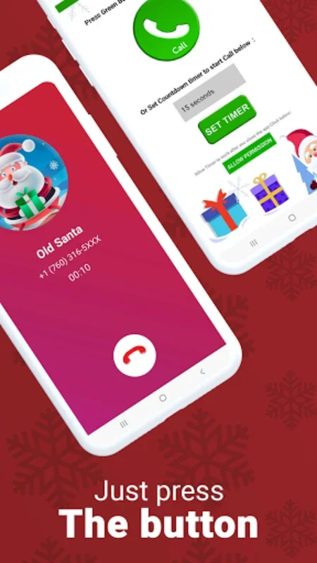 Fake Call From Santa for Android - Immerse in Christmas Magic