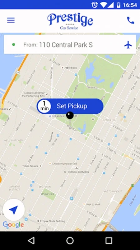 Prestige Car Service for Android - Streamlined Ride Booking