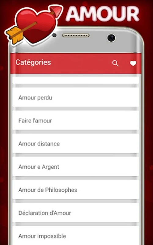 Les meilleures SMS d'amour for Android - Enhance Romance