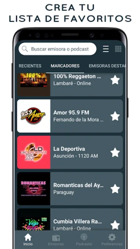 Radios de Paraguay AM y FM for Android - Stream Paraguayan Stations