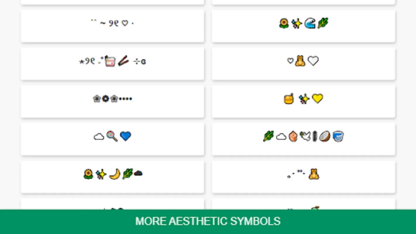 Aesthetic Symbols for Android - Enhance Texts with Style