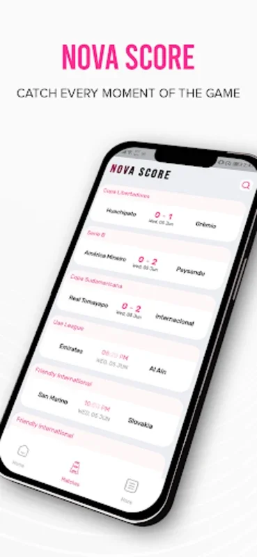 Nova Score for Android: Real - Time Football Insights