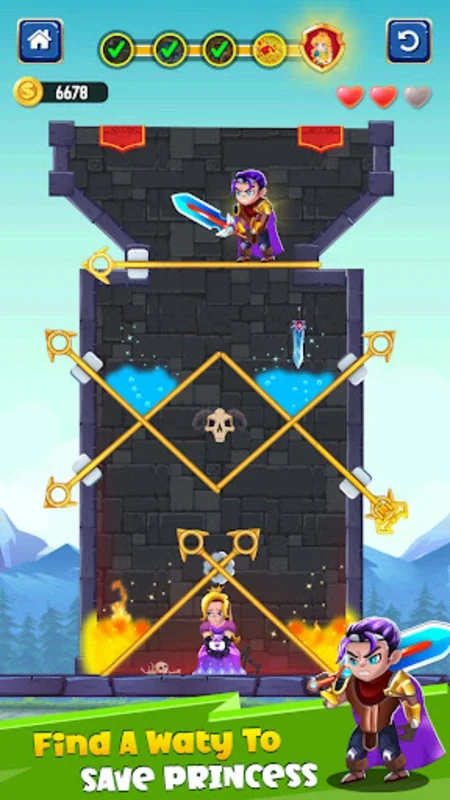 Hero Rescue - Pin Puzzle Games for Android: Engaging Challenges