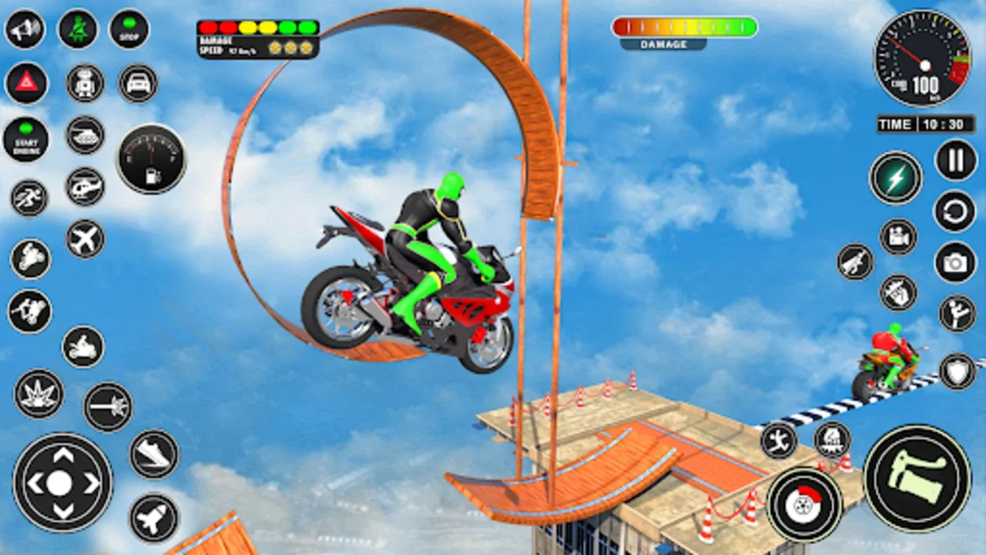 Superhero Bike Mega Ramp Games for Android - No Downloading Needed