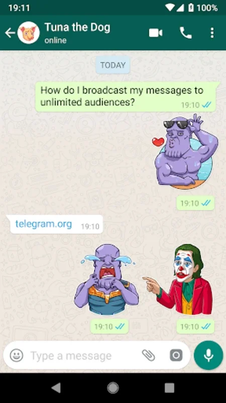 Superhero Stickers for Android: Elevate Telegram Messaging