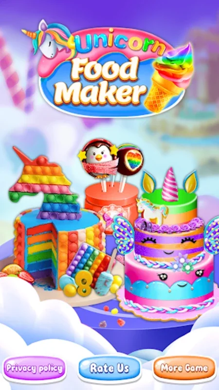 Unicorn Cake Maker-Bakery Game for Android: Culinary Delights