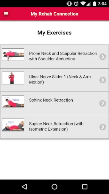 My Rehab Connection for Android - Aids in Rehabilitation