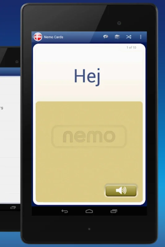 Nemo Danish for Android - Offline Danish Learning Tool