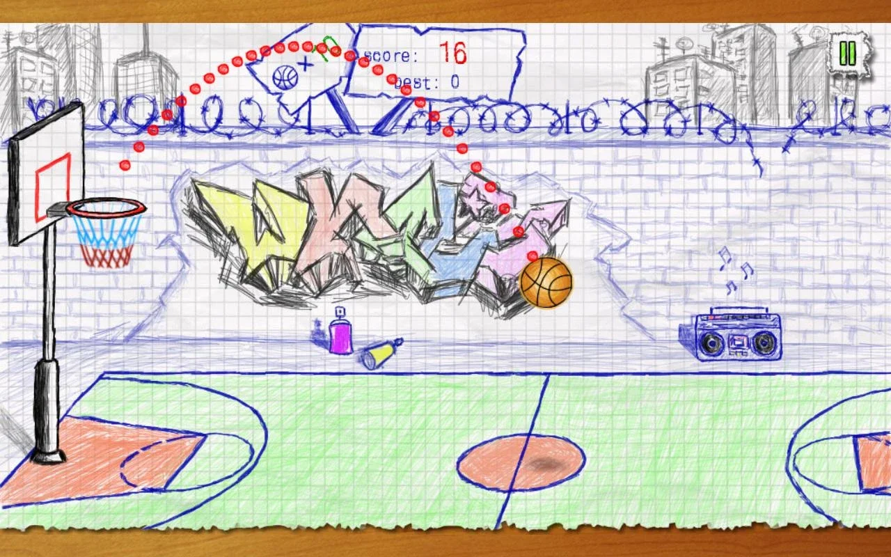 Doodle Basketball for Android - Immersive Basketball Gaming