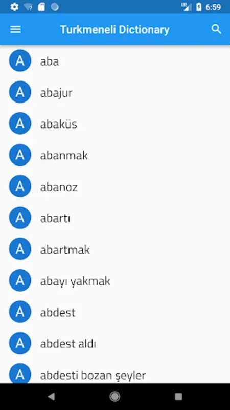 Turkmeneli Dictionary for Android - Offline Translator