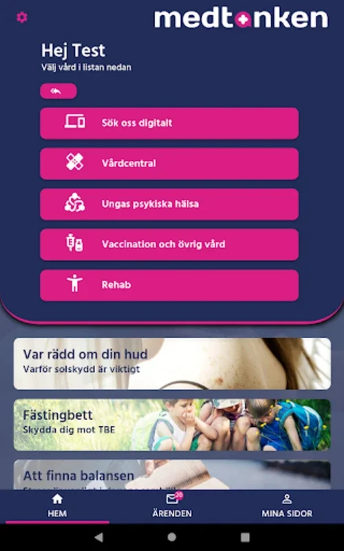 Medtanken – Digifysisk Vård for Android: Comprehensive Healthcare