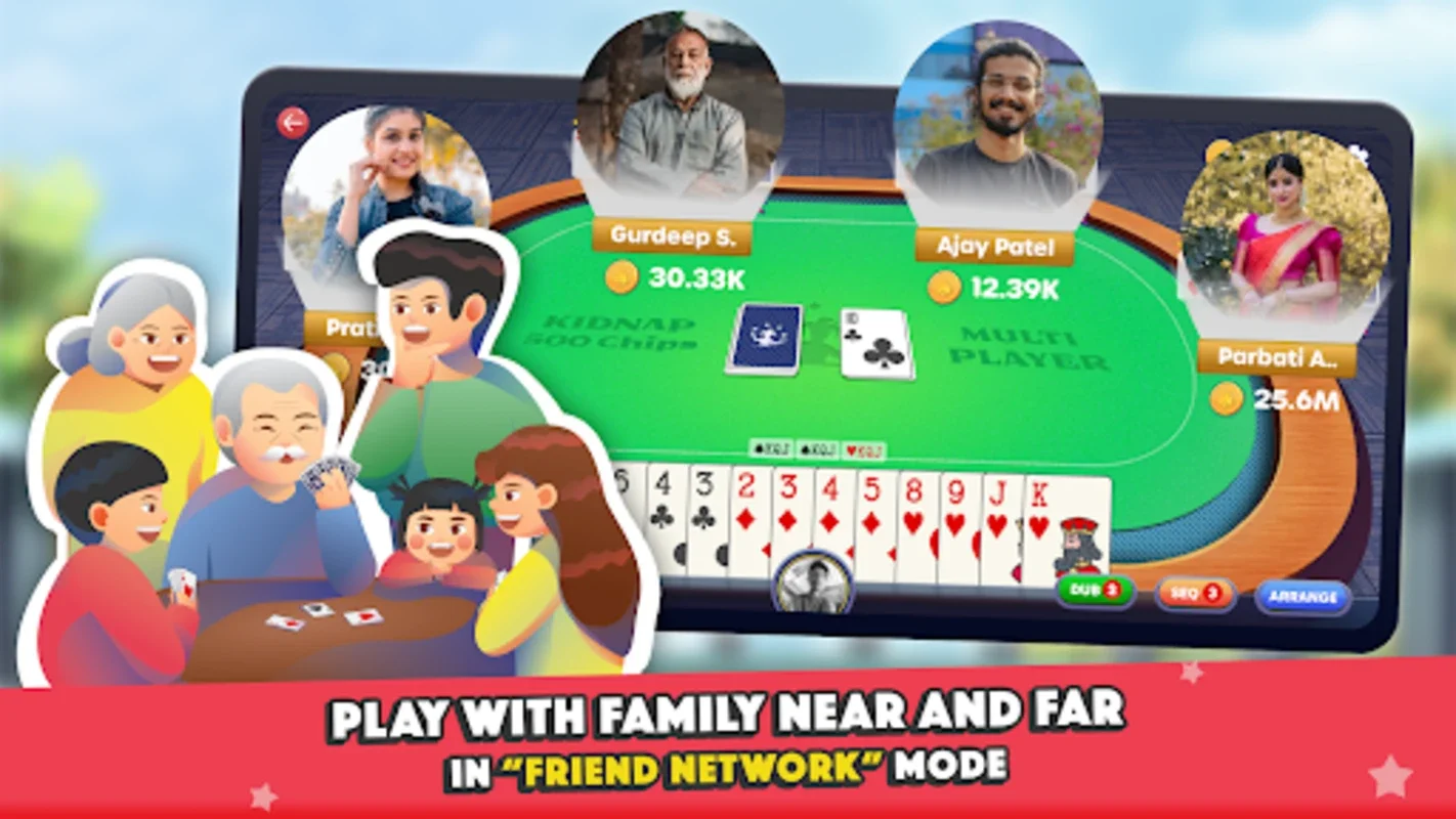 Marriage Card Game by Bhoos for Android - A New Twist on Rummy