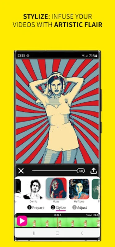 Toonita Video for Android - Transform Videos with Filters