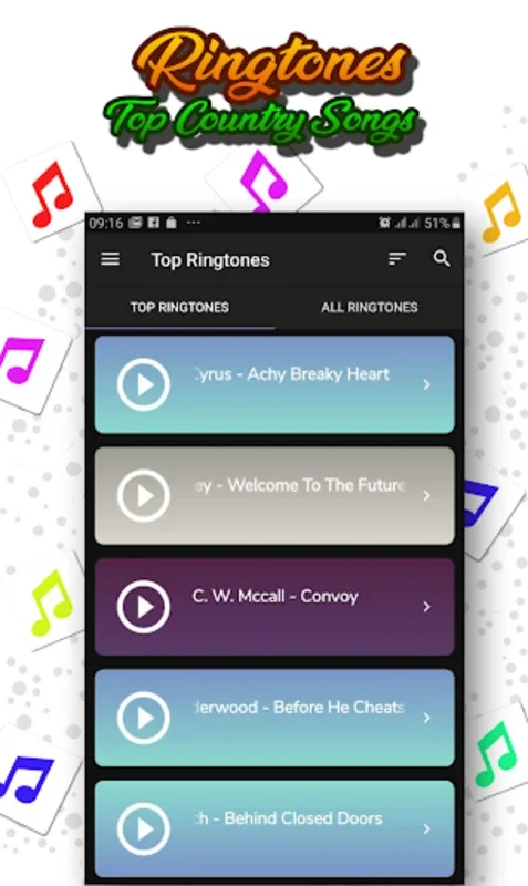 Country Ringtones & Podcasts for Android: Trendy & User-Friendly