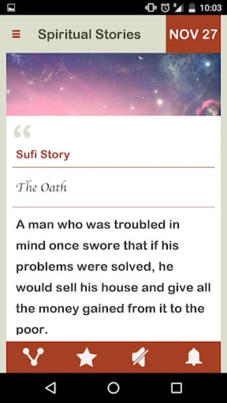 Spiritual Stories Daily for Android: Inspiring Inner Growth