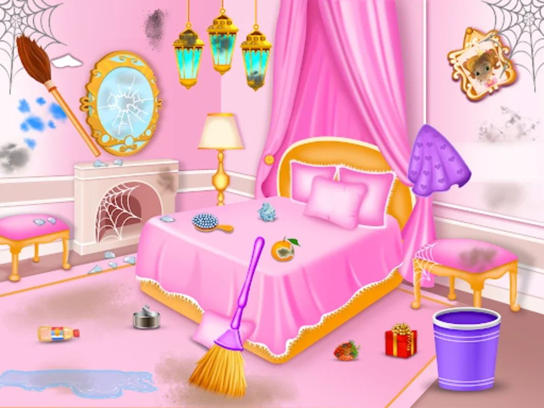 Princess House Cleaning Advent for Android: Fun Cleaning Game