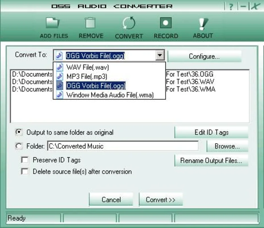 OSS Audio Converter for Windows - Simplify Audio Conversion