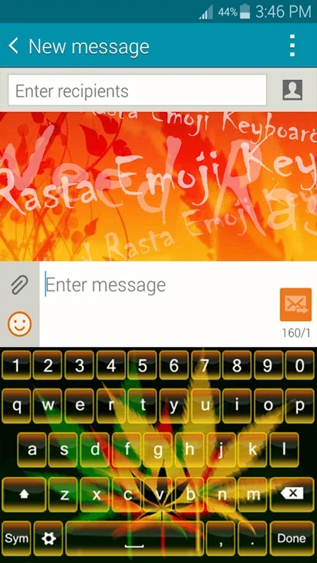 Weed Rasta Emoji Keyboard for Android: Customize Your Messages