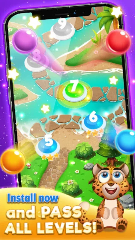 Bubble Pop: Wild Rescue for Android - No Downloading Needed