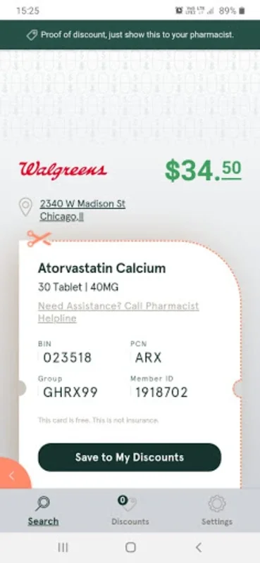 GlicRx for Android - Save on Prescriptions