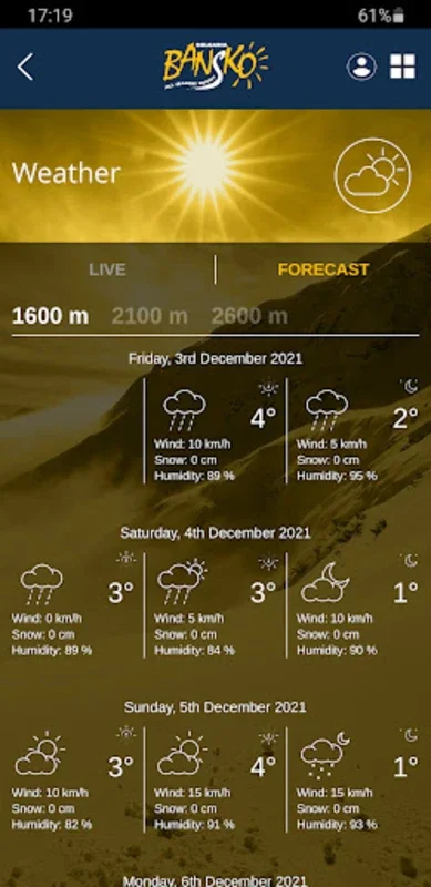 Bansko Ski for Android - Real-Time Ski Info App