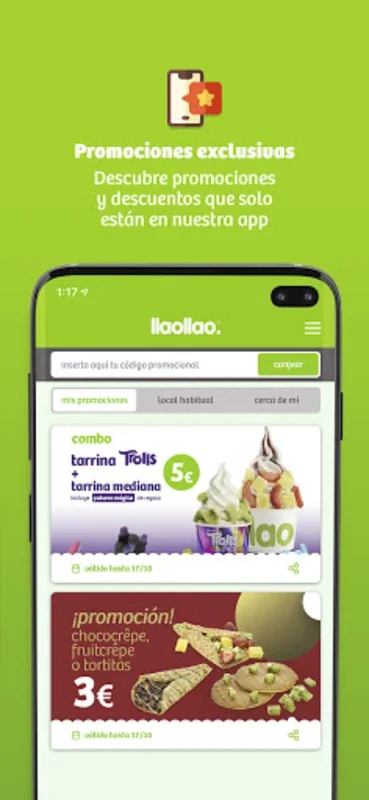 llaollao yogurt helado-ofertas for Android - Unlock Exclusive Rewards