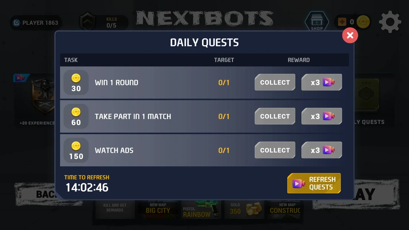 Nextbots In Backrooms: Shooter for Android - Thrilling FPS