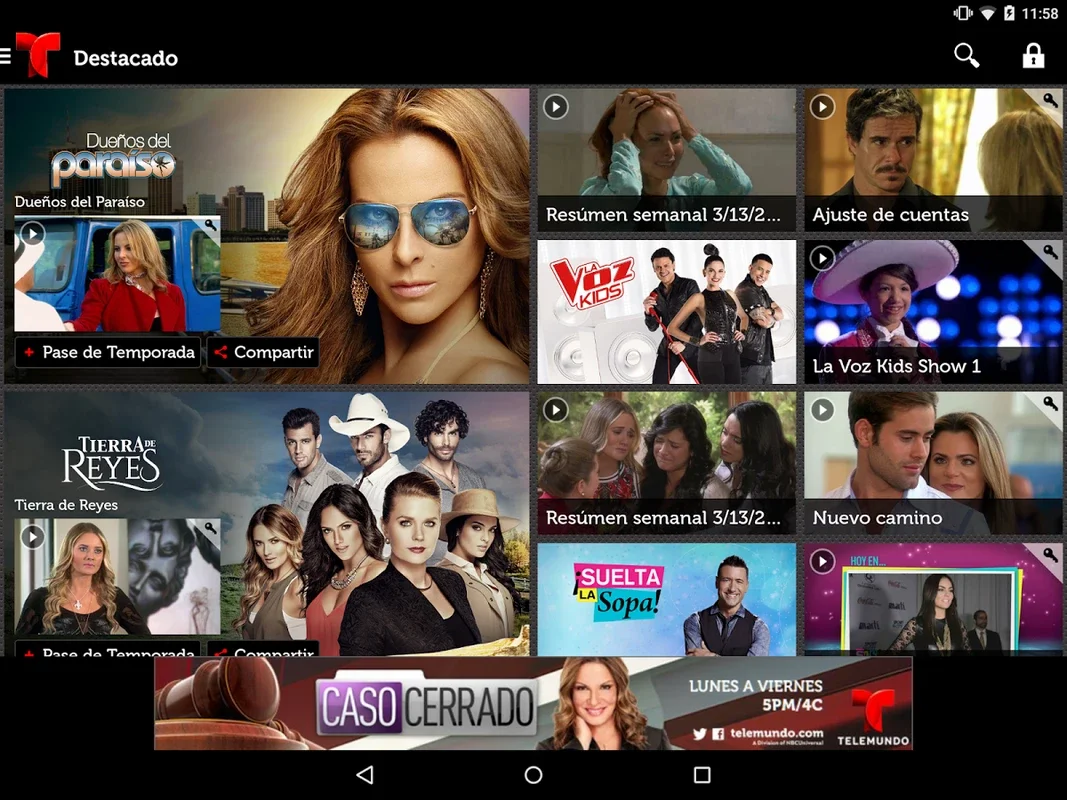 Telemundo Now for Android: All Your Favorite Shows