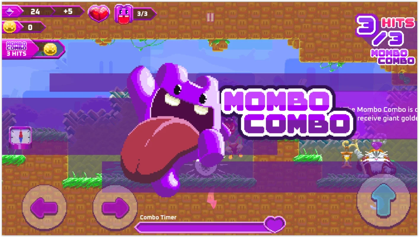 Super Mombo Quest on Android: Defeat Obstacles and Save the World