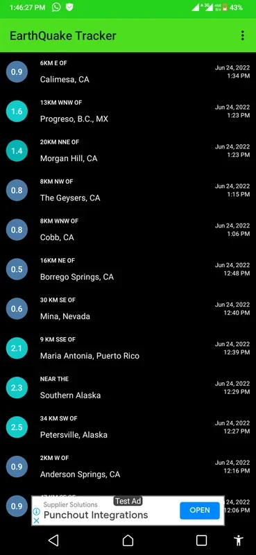 EarthQuake Tracker for Android: Stay Alert