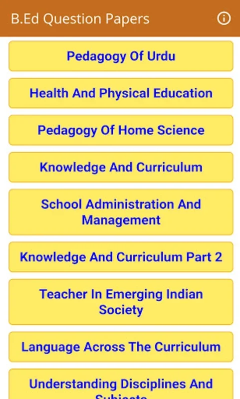 B.Ed Question Papers for Android - Ace Your Exams