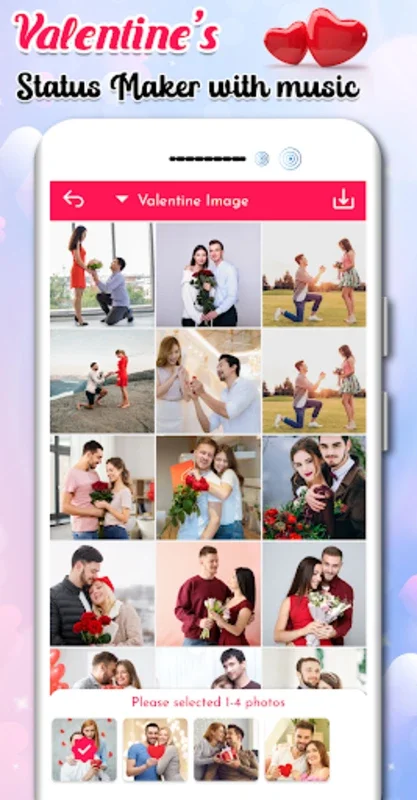 Valentine's Day Video Maker for Android - Create Magical Videos