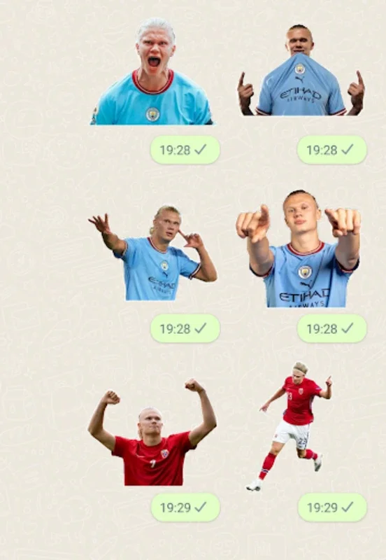 Haaland Stickers for Android - Express Yourself with Football Flair