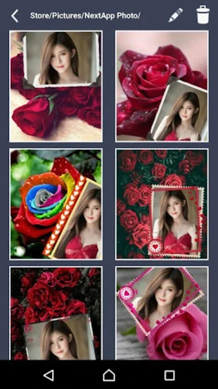 Rose Photo Frames for Android - Enhance Your Photos