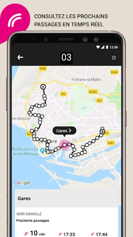 LiA for Android - Seamless Le Havre Travel