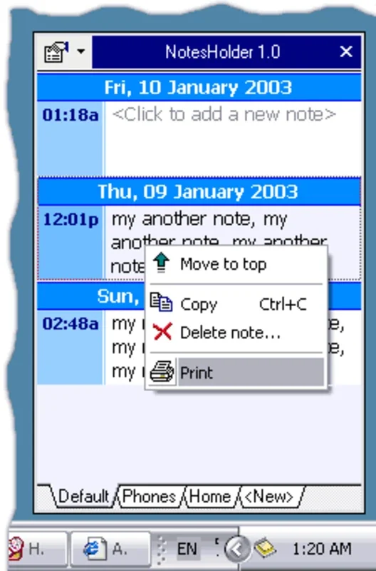 NotesHolder for Windows: Quick Note - Taking at Your Fingertips