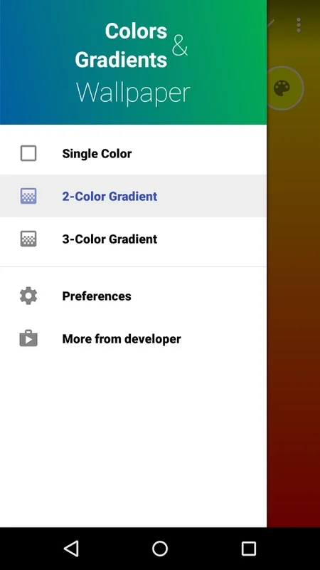 Colours & Gradients Wallpaper for Android - Transform Your Device