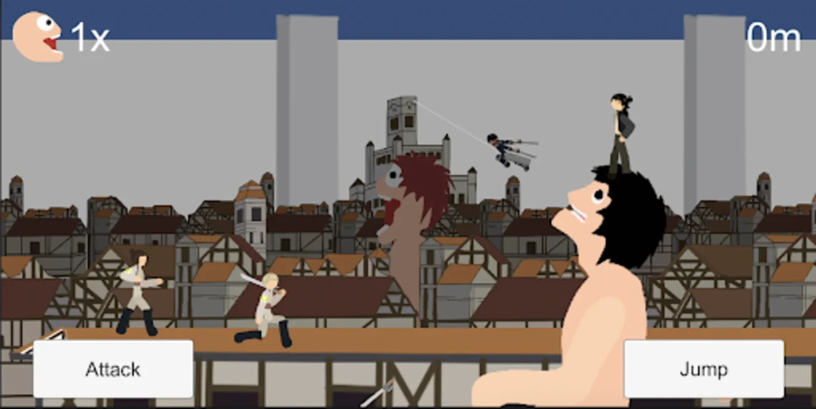 Attack On Stickman for Android: Immersive Urban Acrobatics